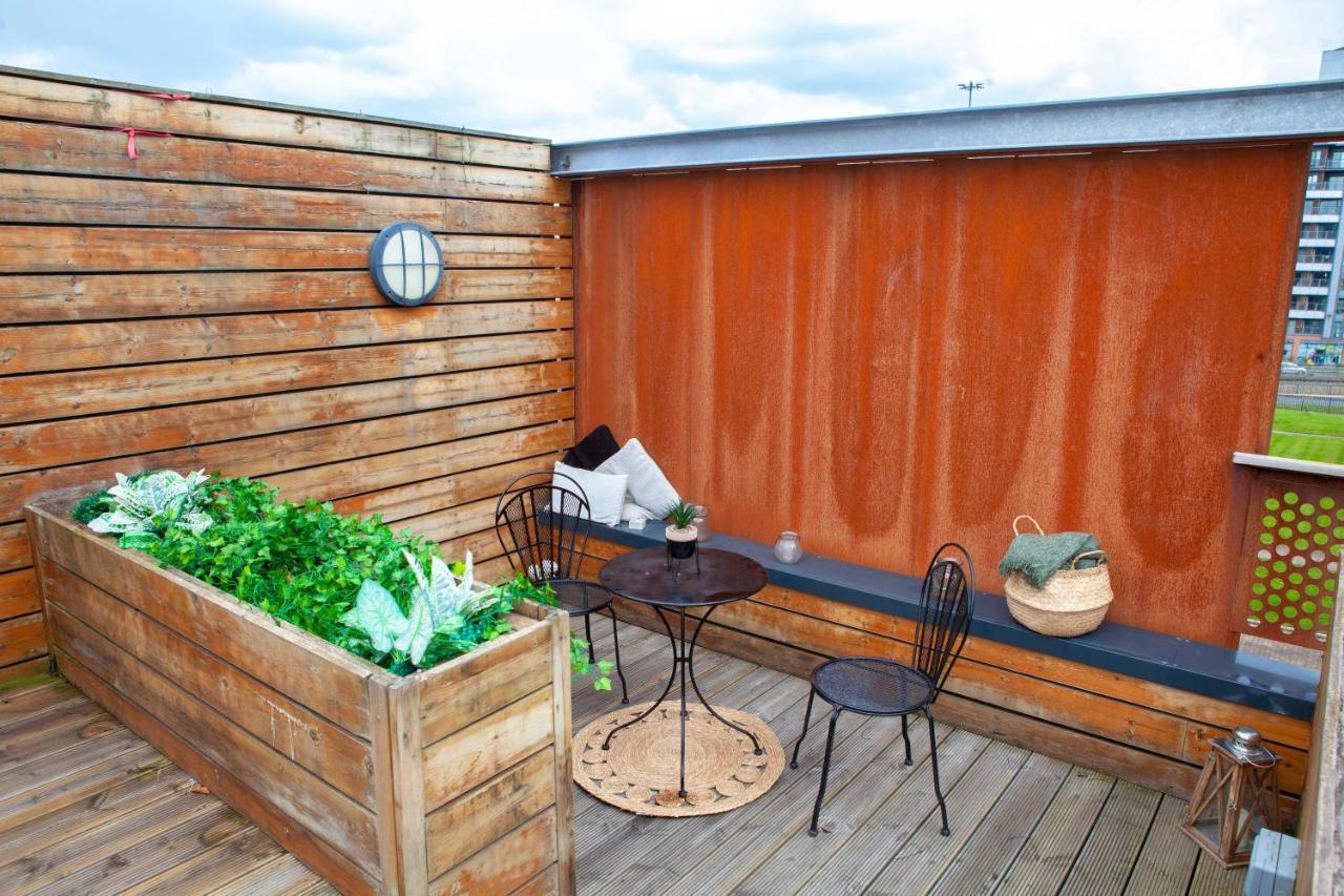 Modern City Centre Apartment Roof Garden Manchester Dış mekan fotoğraf